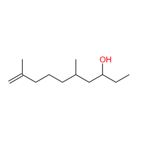 19550-54-0;5,9-二甲基-8-癸烯-3-醇;5,9-dimethyl-8-decen-3-ol