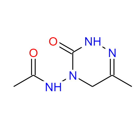三嗪酰胺,N-(6-Methyl-3-oxo-2,5-dihydro-1,2,4-triazin-4(3H)-yl)acetamide