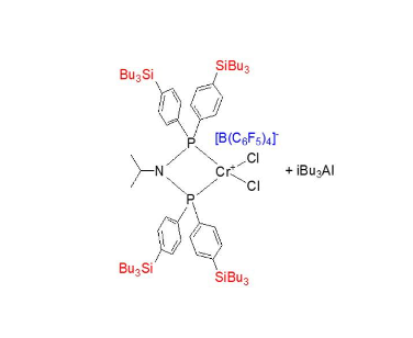 [iprN{P（C6H4-p-Si（nBu）3）2}2CrCl2]硼酸盐用于1-辛烯,[iprN{P(C6H4-p-Si(nBu)3)2}2CrCl2]borate for 1-Octene
