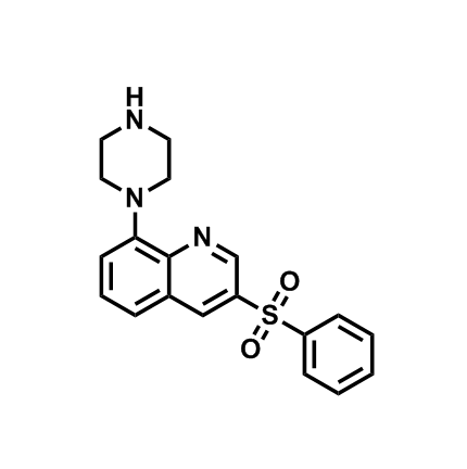 3-苯基磺酰基-8-(哌嗪-1-基)喹啉,3-(Phenylsulfonyl)-8-(piperazin-1-yl)quinoline