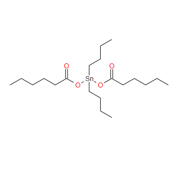 Dibutylbis[(1-oxohexyl)oxy]stannane