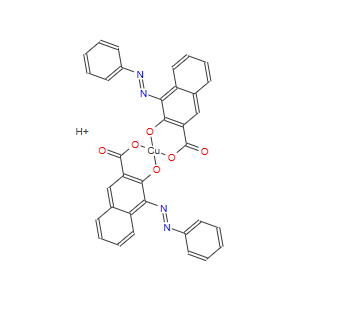 Dihydrogen bis[3-hydroxy-4-(phenylazo)naphthalene-2-carboxylato(2-)]cuprate(2-)