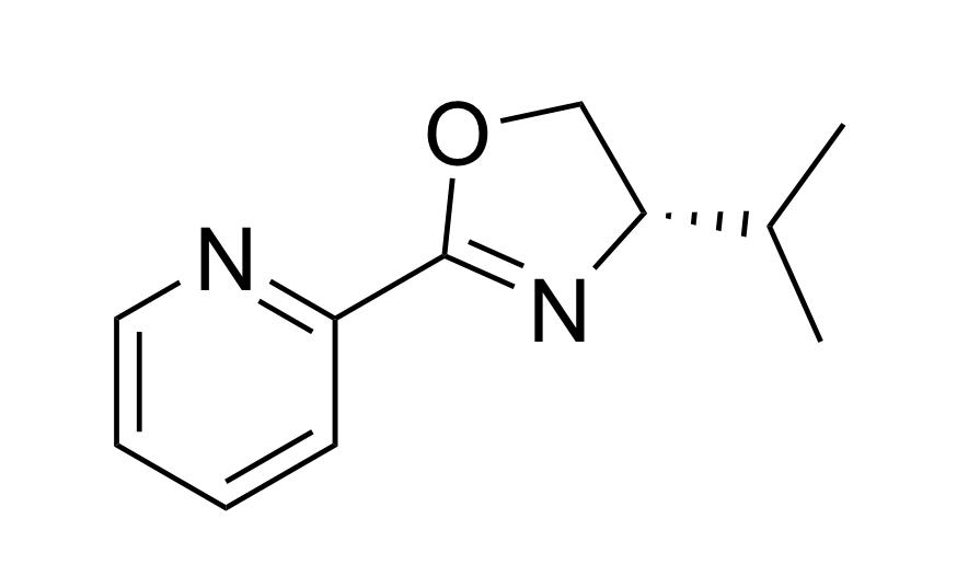 (S)-4-异丙基-2-(吡啶-2-基)-4,5-二氢噁唑,(S)-4-isopropyl-2-(pyridin-2-yl)-4,5-dihydrooxazole