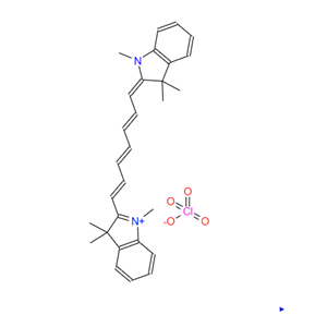 16595-48-5；1,1',3,3,3',3'-六甲基吲哚三羰花青高氯酸盐；