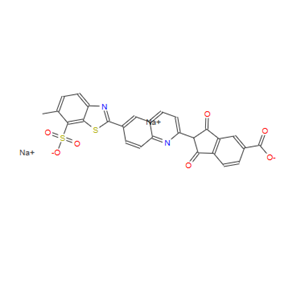 16249-87-9；Disodium 2-[6-(6-methyl-7-sulphonatobenzothiazol-2-yl)-2-quinolyl]-1,3-dioxoindan-5-carboxylate