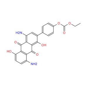 4-(4,8-diamino-9,10-dihydro-1,5-dihydroxy-9,10-dioxo-2-anthryl)phenyl ethyl carbonate