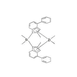 197641-03-5；二甲基硅基双(2-甲基-4-苯基茚定基)二甲基锆