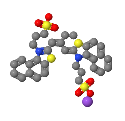 Hydrogen -1-(3-sulphonatopropyl)-2-[2-[[1-(3-sulphonatopropyl)naphtho[1,2-d]thiazol-2(1H)-ylidene]methyl]-1-butenyl]naphtho[1,2-d]thiazolium, sodium salt