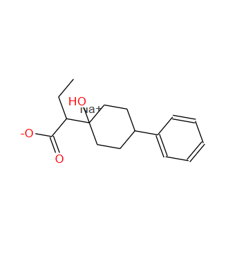 Sodium -ethyl-1-hydroxy-4-phenylcyclohexaneacetate