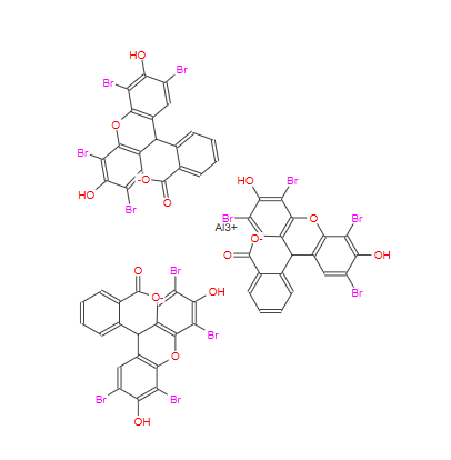 颜料红 90:1 铝色淀[CI 45380:3],2-(2,4,5,7-tetrabromo-3,6-dihydroxyxanthen-9-yl)benzoic acid, aluminium salt