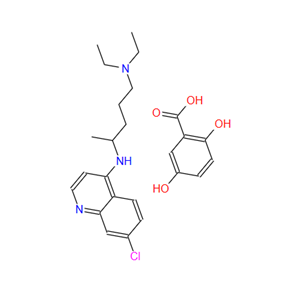 16510-14-8；2,5-dihydroxybenzoic acid, compound with N4-(7-chloro-4-quinolyl)-N1,N1-diethylpentane-1,4-diamine