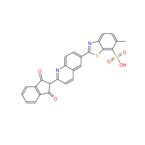 16249-86-8；2-[2-(2,3-dihydro-1,3-dioxo-1H-inden-2-yl)-6-quinolyl]-6-methylbenzothiazole-7-sulphonic acid