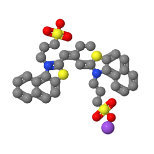 Hydrogen -1-(3-sulphonatopropyl)-2-[2-[[1-(3-sulphonatopropyl)naphtho[1,2-d]thiazol-2(1H)-ylidene]methyl]-1-butenyl]naphtho[1,2-d]thiazolium, sodium salt