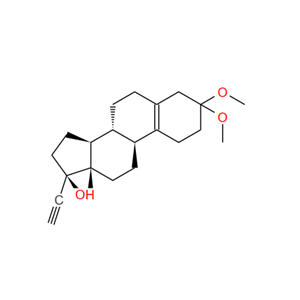 (8R,9S,13S,14S,17R)-17-乙炔基-3,3-二甲氧基-13-甲基-2,3,4,6,7,8,9,11,12,13,14,15,16,17-四氢叶酸-1H-环戊烷并[A]菲-17-醇；19669-65-9