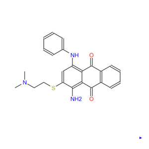16388-74-2；1-amino-4-anilino-2-[[2-(dimethylamino)ethyl]thio]anthraquinone