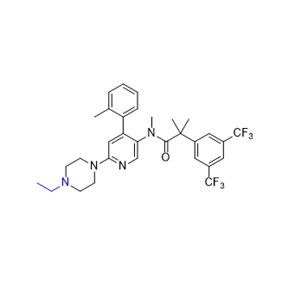 奈妥匹坦杂质04,2-(3,5-bis(trifluoromethyl)phenyl)-N-(6-(4-ethylpiperazin-1-yl)-4-(otolyl)pyridin-3-yl)-N,2-dimethylpropanamide