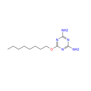 19619-58-0；6-(octyloxy)-1,3,5-triazine-2,4-diamine