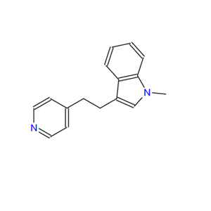 16571-53-2；1-methyl-3-[2-(4-pyridyl)ethyl]-1H-indole