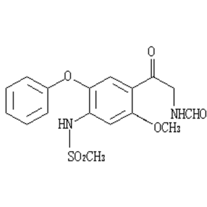甲酰胺基甲基-2-甲氧基-4-甲磺酰胺基-5-苯氧基苯基酮