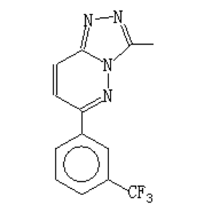 AL1110,3-Methyl-6-[3-(trifluoromethyl)phenyl]-1,2,4-triazolo[4.3-6] pyridazine
