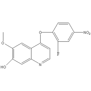 6-甲氧基-7-羟基-4-对硝基邻氟苯氧基 喹 啉