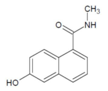 6-羥基-N-甲基萘甲酰胺,6-Hydroxy-N-methyl naphthalene carboxamide