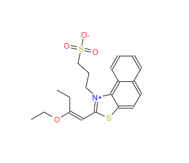 2-(2-ethoxy-1-butenyl)-1-(3-sulphonatopropyl)naphtho[1,2-d]thiazolium