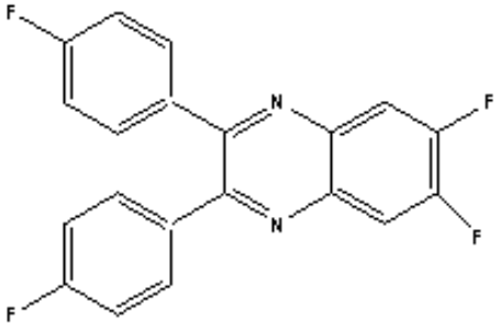 2,3-双(4-氟苯基)-6,7-二氟喹喔啉（四氟喹喔啉）,6,7-difluoro-2,3-bis(4-fluorophenyl)quinoxaline