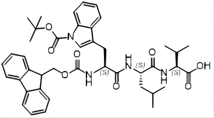 Fmoc-Trp(Boc)-Leu-Val-OH,Fmoc-Trp(Boc)-Leu-Val-OH
