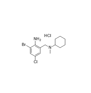 溴己新杂质11,2-bromo-4-chloro-6-((cyclohexyl(methyl)amino)methyl)aniline hydrochloride