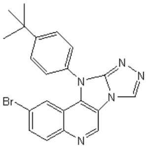 2-溴-11-（4-特丁基苯基）-11H-[1,2,4]三唑[3，，4，：2,3]咪唑[4,5-c]喹啉