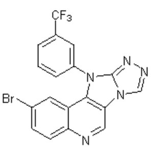 2-溴-11-（3-三氟甲基苯基）-11H-[1,2,4]三唑[3，，4，：2,3]咪唑[4,5-c]喹啉