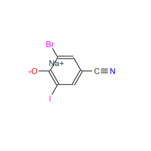 19524-05-1；Sodium 3-bromo-4-hydroxy-5-iodophenylcyanide