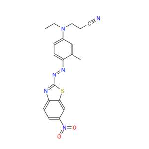 分散红 2B,3-[ethyl[3-methyl-4-[(6-nitrobenzothiazol-2-yl)azo]phenyl]amino]propiononitrile