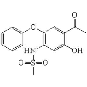 N-（4-乙酰基-5-羟基-2-苯氧基苯基）甲磺酰胺,N-(4-Acetyl-5-hydroxy-2-phenoxyphenyl)-methanesulfonamide