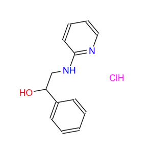 苯甲醇，a-[（2-吡啶基氨基）甲基]-，盐酸盐,Benzenemethanol, a-[(2-pyridinylamino)methyl]-,hydrochloride (1:1)