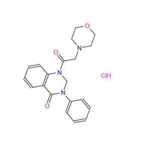19395-78-9；2,3-dihydro-1-(morpholinoacetyl)-3-phenylquinazolin-4(1H)-one monohydrochloride