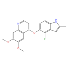 4-[(4-氟-2-甲基吲哚-5-氧基)]-6,7-二甲氧基喹啉