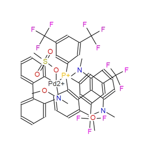 甲磺酸{2-雙[3,5-二(三氟甲基)苯基膦基]-3,6-二甲氧基-2