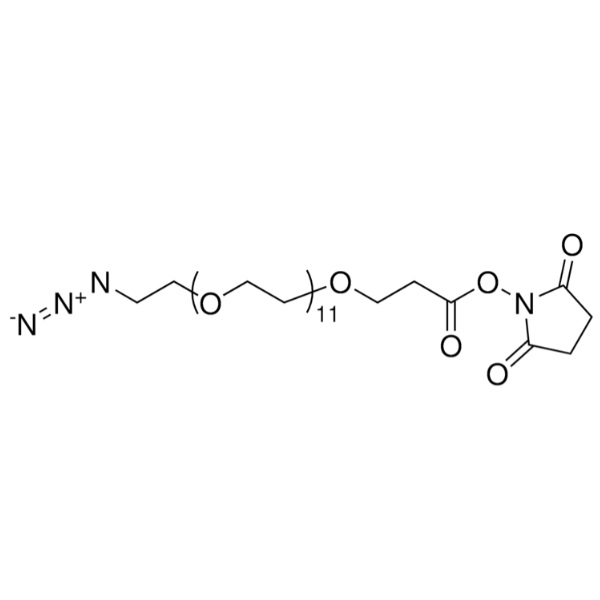 疊氮-PEG12-NHS酯,Azido-PEG12-NHS Ester