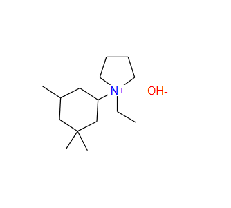 N-乙基-N-（3，3，5-三甲基環(huán)己基）吡咯烷氫氧化物 AQ 溶液,Pyrrolidinium, 1-ethyl-1-(3,3,5-trimethylcyclohexyl)-, hydroxide (1:1)