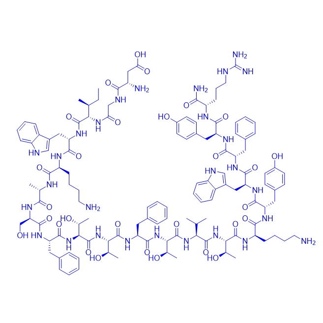 逆轉(zhuǎn)多器官衰老相關(guān)有害變化多肽Caveolin-1 scaffolding domain peptide,Caveolin-1 (82-101) amide (human, mouse, rat)