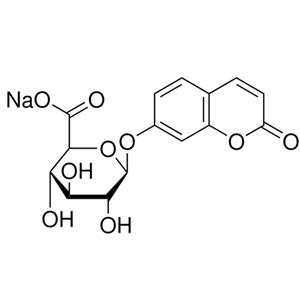 aladdin 阿拉丁 H338882 7-羟基香豆素葡糖苷酸钠盐 168286-98-4 98%