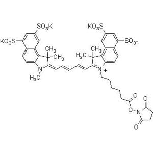 磺基花青5.5 NHS酯,Sulfo-Cyanine5.5 NHS ester