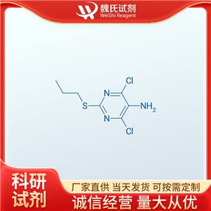 4,6-二氯-2-(丙硫基)-5-氨基嘧啶,4,6-dichloro-2-propylthiopyrimidine-5-amine
