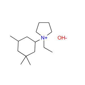 N-乙基 -N-(3,3,5-三甲基环己基)氢氧化吡咯烷铵,N-ETHYL -N-(3,3,5-TRIMETHYL CYCLOHEXYL) PYRROLIDINIUM HYDROXIDE