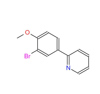 2-(3-溴-4-甲氧基苯在)吡啶,2-(3-BROMO-4-METHOXYPHENYL)PYRIDINE