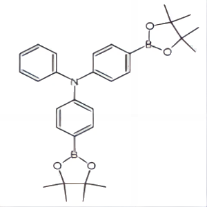 N-苯基-4-(4,4,5,5-四甲基-1,3,2-二氧硼杂环戊烷-2-基)-N-(4-(4,4,5,5-四甲基-1,3,2-二氧硼杂环戊烷-2-基)苯基)苯胺,N-phenyl-4-(4,4,5,5-tetramethyl-1,3,2-dioxaborolan-2-yl)-N-[4-(4,4,5,5-tetramethyl-1,3,2-dioxaborolan-2-yl)phenyl]aniline