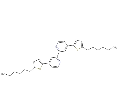 4,4'-双(5-正己基-2-噻吩基)-2,2'-联吡啶,2,2'-Bipyridine, 4,4'-bis(5-hexyl-2-thienyl)-