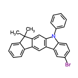 2-溴-5,7-二氢-7,7-二甲基-5-苯基茚并[2,1-b]咔唑,2-bromo-7,7-dimethyl-5-phenyl-5,7-dihydroindeno[2,1-b]carbazole